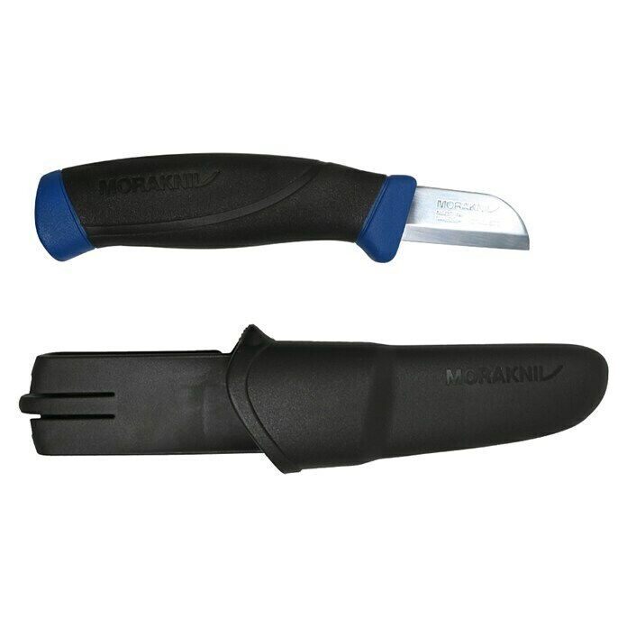 Morakniv Handwerkermesser ServiceKlingenlänge: 43 mm, Schwarz/Blau Right Side View