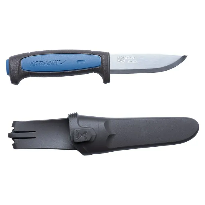 Morakniv Messer Pro Allround S - Material Klinge: Stahl rostfrei, Klingenlänge: 91 mm, Klingenstärke: 2 mm - Das Morakniv Messer mit seiner Scheide, ideal für Outdoor-Aktivitäten, ist ein vielseitiges Werkzeug.
