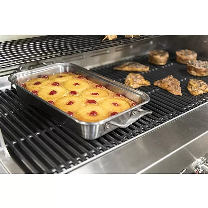Char-Broil Grillschale Grill+ - Holz, L x B x H: 42,5 x 23,6 x 8,6 cm - Stimmungsaufnahme