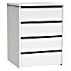 Muebles Pitarch Turín Cajonera (L x An x Al: 45 x 46 x 63,5 cm, Número de cajones: 4 ud., Blanco) | BAUHAUS