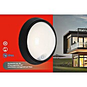 Brilo LED-Sensor-Außenwandleuchte (12 W, Schwarz, Neutralweiß) | BAUHAUS