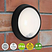 Brilo LED-Sensor-Außenwandleuchte (12 W, Schwarz, Neutralweiß) | BAUHAUS