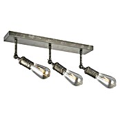 Home Sweet Home LED-Deckenleuchte Spy (5,8 W, L x B x H: 47 x 9,5 x 20,5 cm, Burned Metal, Warmweiß, 3 Stk.) | BAUHAUS