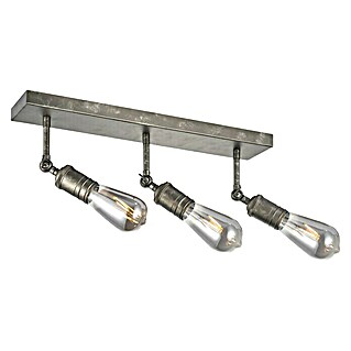 Home Sweet Home LED-Deckenleuchte Spy (5,8 W, L x B x H: 47 x 9,5 x 20,5 cm, Burned Metal, Warmweiß, 3 Stk.)