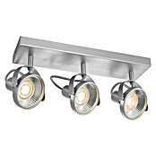 Home Sweet Home LED-Deckenstrahler Yaya (5,8 W, L x B x H: 9,5 x 35,5 x 15,5 cm, Silber, Warmweiß, 3 Stk.) | BAUHAUS