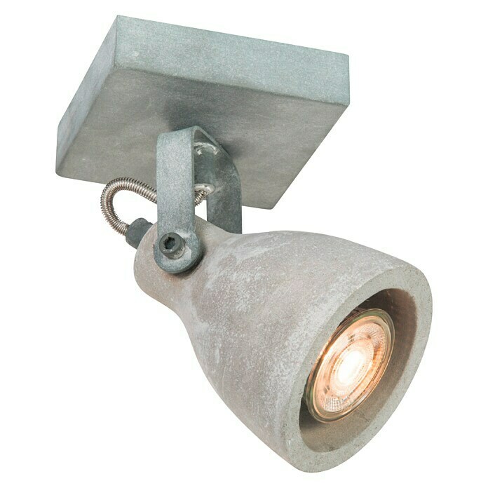 Home Sweet Home LED-Deckenstrahler Vedi (5,8 W, L x B x H: 9,5 x 9,5 x 17,5 cm, Beton, Warmweiß, 1 Stk.) | BAUHAUS