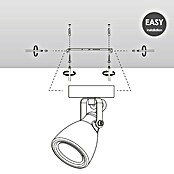 Home Sweet Home LED-Deckenstrahler Vedi (5,8 W, L x B x H: 9,5 x 9,5 x 17,5 cm, Beton, Warmweiß, 1 Stk.) | BAUHAUS