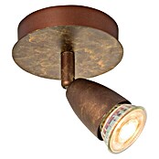 Home Sweet Home LED-Deckenstrahler rund Curl (5,8 W, Ø x H: 11,5 x 13,5 cm, Bronze, Warmweiß, 1 Stk.) | BAUHAUS