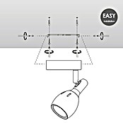 Home Sweet Home LED-Deckenstrahler rund Novi (5,8 W, Ø x H: 9,5 x 16 cm, Kupfer, Warmweiß) | BAUHAUS