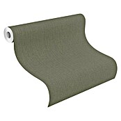 Rasch Kimono Vliestapete Muster (Grün, Uni, 10,05 x 0,53 m) | BAUHAUS