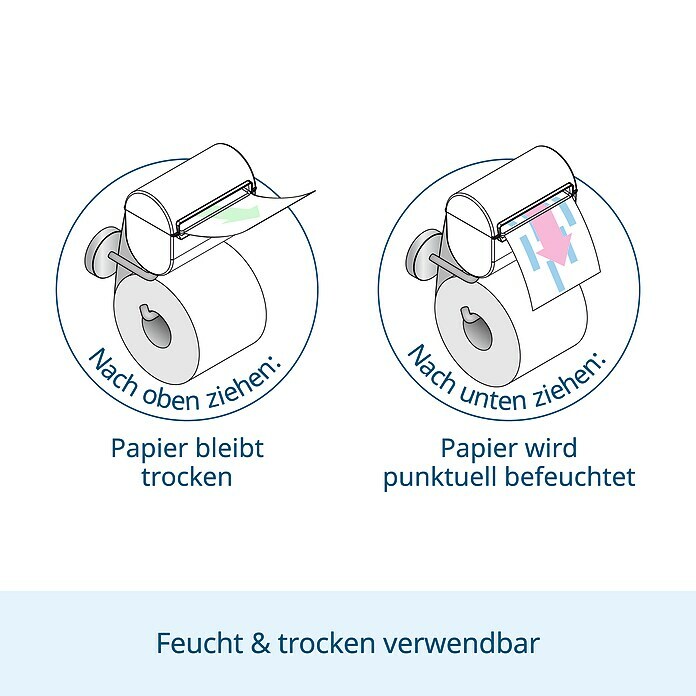 Toilettenpapierbefeuchter bideoWeiß/Chrom, Glänzend Unknown