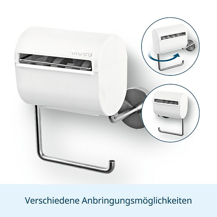 Toilettenpapierbefeuchter bideoWeiß/Chrom, Glänzend Unknown