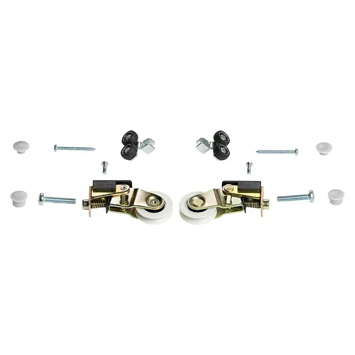 Room Plaza Easy Beschlagbeutel - Passend für: Room Plaza Easy Schiebetür-Bau-Sets - Set von Schiebetürrollen und Zubehör. Das Set enthält alle notwendigen Teile zur Reparatur oder Installation von Schiebetüren.