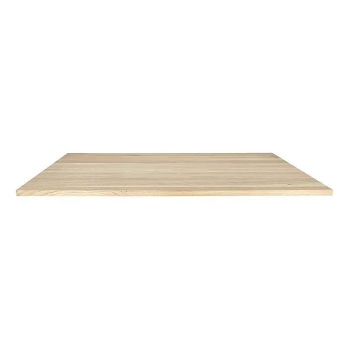 Tischplatte - Eiche, 120 x 80 x 2,6 cm - Die hellbeige Tischplatte aus Holz bietet eine robuste und naturnahe Oberfläche, ideal für Möbelbau und DIY-Projekte. Perfekt für den Innenausbau.