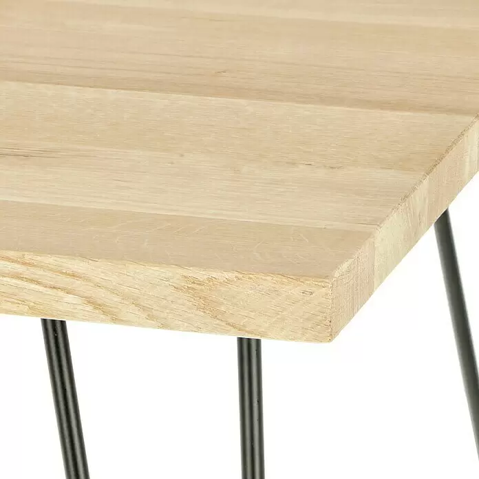 Tischplatte - Eiche, 80 x 80 x 2,6 cm - Detailaufnahme