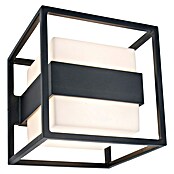 Lutec Aplique exterior LED Cruz (13 W, 140 x 140 x 148 mm, Gris oscuro, IP54) | BAUHAUS