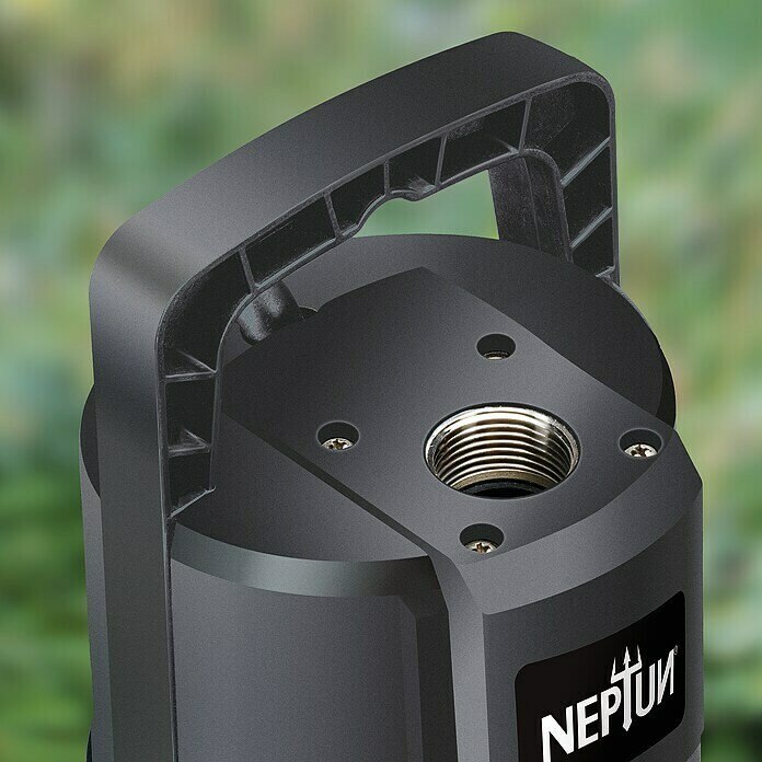 Neptun Drucktauchpumpe NTP-E 110 AUTOMATIC1.100 W, Max. Fördermenge: 6.000 l/h Use Shot