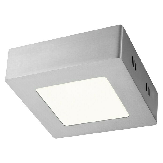 Home Sweet Home LED-Deckenleuchte Ska (6 W, L x B x H: 12 x 12 x 4 cm, Silber, Warmweiß) | BAUHAUS