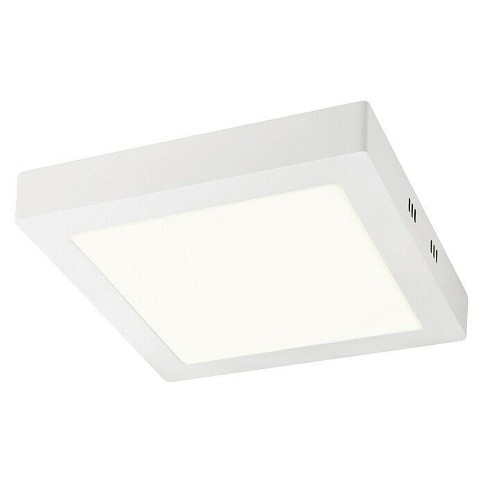 Home Sweet Home LED-Deckenleuchte Ska (15 W, L x B x H: 22,5 x 22,5 x 4 cm, Weiß, Warmweiß)