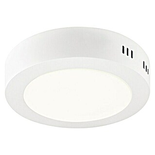 Home Sweet Home LED-Deckenleuchte rund Ska (12 W, Ø x H: 170 mm x 4 cm, Weiß, Warmweiß)