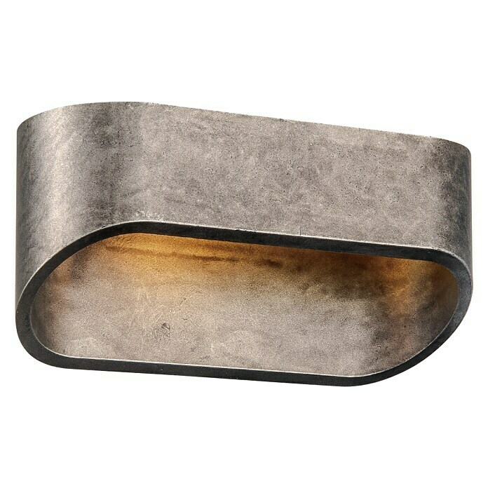 Home Sweet Home Wandleuchte Lizzie (5 W, L x B x H: 16 x 10 x 75 cm, Burned Metall)