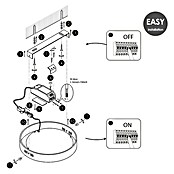 Home Sweet Home LED-Deckenleuchte rund Ska (6 W, Ø x H: 120 mm x 4 cm, Kupfer, Warmweiß) | BAUHAUS