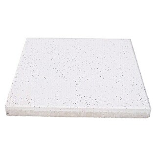 Terrassenplatte Kristal (L x B x S: 40 x 40 x 3,8 cm, Weiß, Beton)