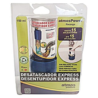 Atmos Desatascador express Atmospower Recarga (Válvulas de salida, 150 ml)