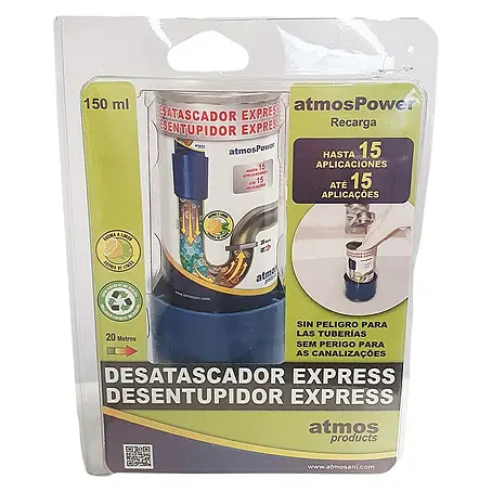 Atmos  Desatascador express Atmospower Recarga