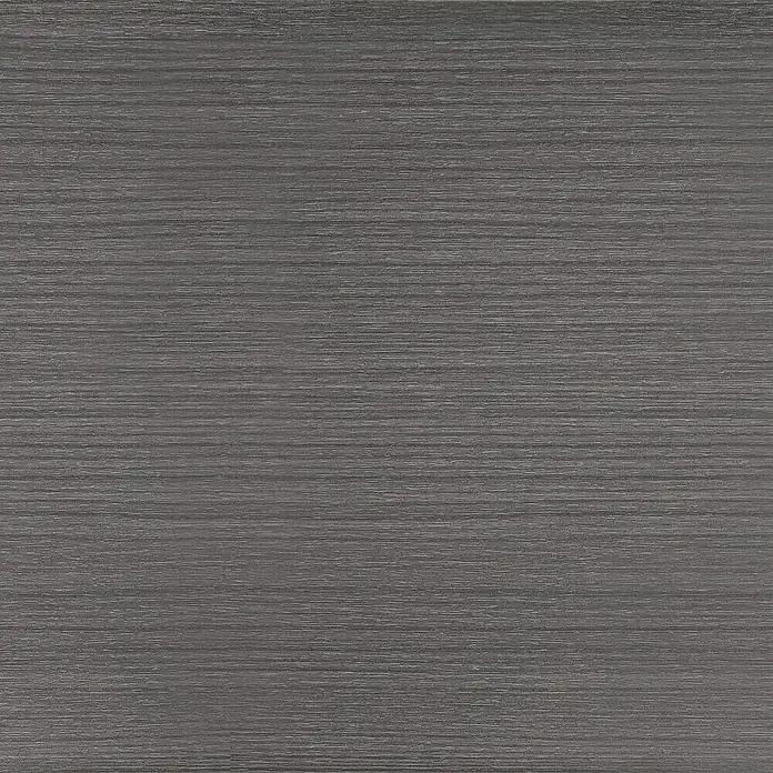 Artysan Conjunto de mueble de baño Africa - Ancho: 80 cm, 3 pzs., Ceniza, Mate - Superficie de metal cepillado gris oscuro. La textura muestra finas líneas horizontales y un sutil brillo, proporcionando una estética moderna.