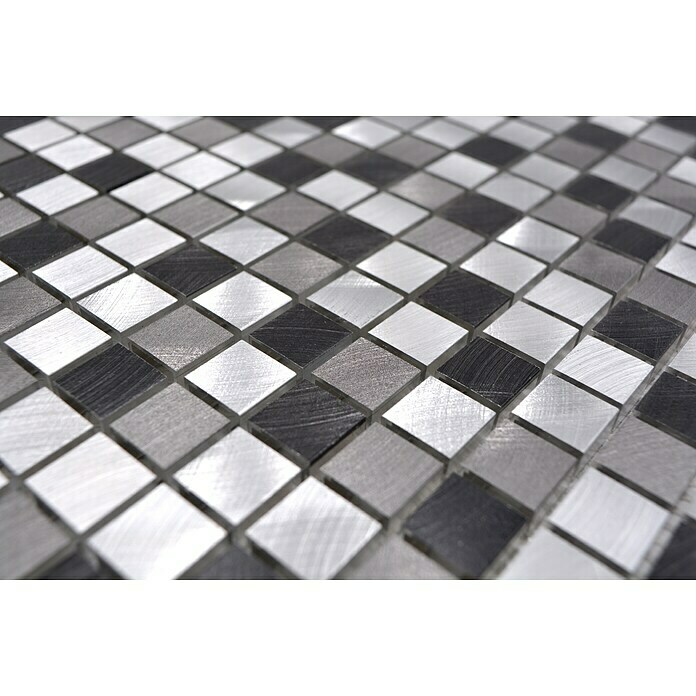 Mosaikfliese Quadrat Mix XAM A871 (31,7 x 31,7 cm, Grau, Matt)