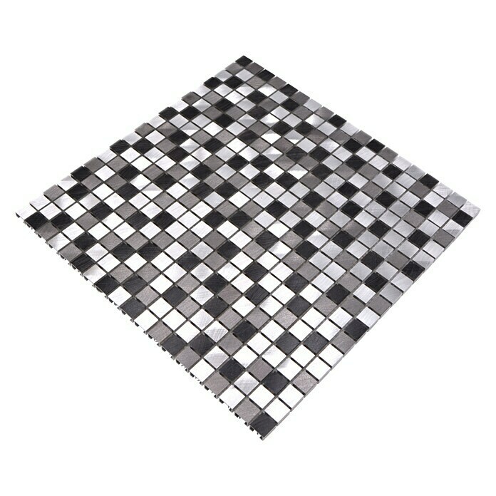 Mosaikfliese Quadrat Mix XAM A871 (31,7 x 31,7 cm, Grau, Matt)