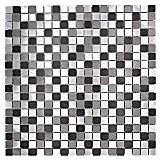 Mosaikfliese Quadrat Mix XAM A871 (31,7 x 31,7 cm, Grau, Matt)