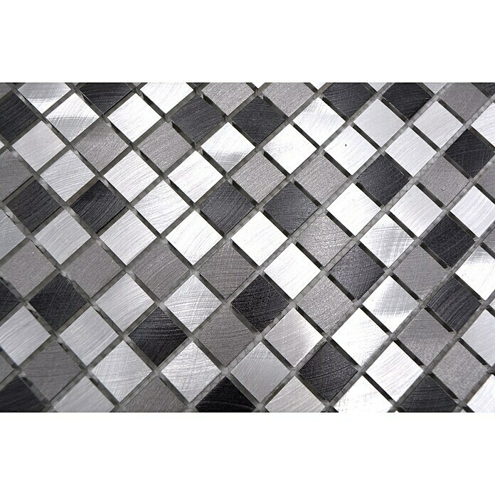 Mosaikfliese Quadrat Mix XAM A871 (31,7 x 31,7 cm, Grau, Matt)