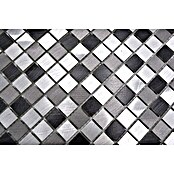 Mosaikfliese Quadrat Mix XAM A871 (31,7 x 31,7 cm, Grau, Matt)