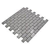 Mosaikfliese Brick Artifical XCM ASMB3 (32,5 x 30 cm, Grau, Poliert)