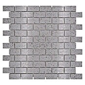 Mosaikfliese Brick Artifical XCM ASMB3 (32,5 x 30 cm, Grau, Poliert)