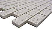 Mosaikfliese Brick Artifical XCM ASMB1 (32,5 x 30 cm, Weiß, Poliert)