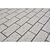 Mosaikfliese Brick Artifical XCM ASMB1 (32,5 x 30 cm, Weiß, Poliert)