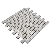 Mosaikfliese Brick Artifical XCM ASMB1 (32,5 x 30 cm, Weiß, Poliert)