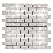 Mosaikfliese Brick Artifical XCM ASMB1 (32,5 x 30 cm, Weiß, Poliert)