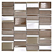 Mosaikfliese Crystal Mix XAM A811 (30,1 x 30,1 cm, Beige, Matt)