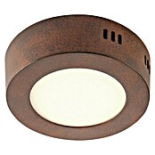 Home Sweet Home LED-Deckenleuchte rund Ska (6 W, Ø x H: 120 mm x 4 cm, Rost, Warmweiß) | BAUHAUS