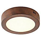 Home Sweet Home LED-Deckenleuchte rund Ska (12 W, Ø x H: 170 mm x 4 cm, Rost, Warmweiß) | BAUHAUS