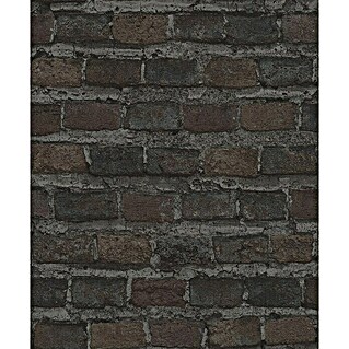 Rasch Factory 4 Vliestapete Steinmauer (Steingrau, Steinoptik, 10,05 x 0,53 m)