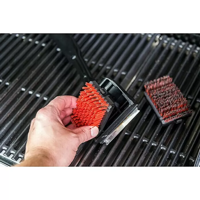 Char-Broil Ersatzbürstenkopf - Passend für: Char-Broil Grillbürste Cool-Clean Premium, Textil - Anwendungsbeispiel