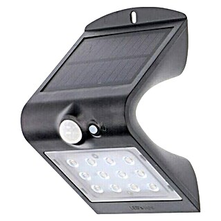 Solarna vanjska zidna LED svjetiljka (1,5 W, IP65, Plastika, Trajanje osvjetljenja: 8 h)