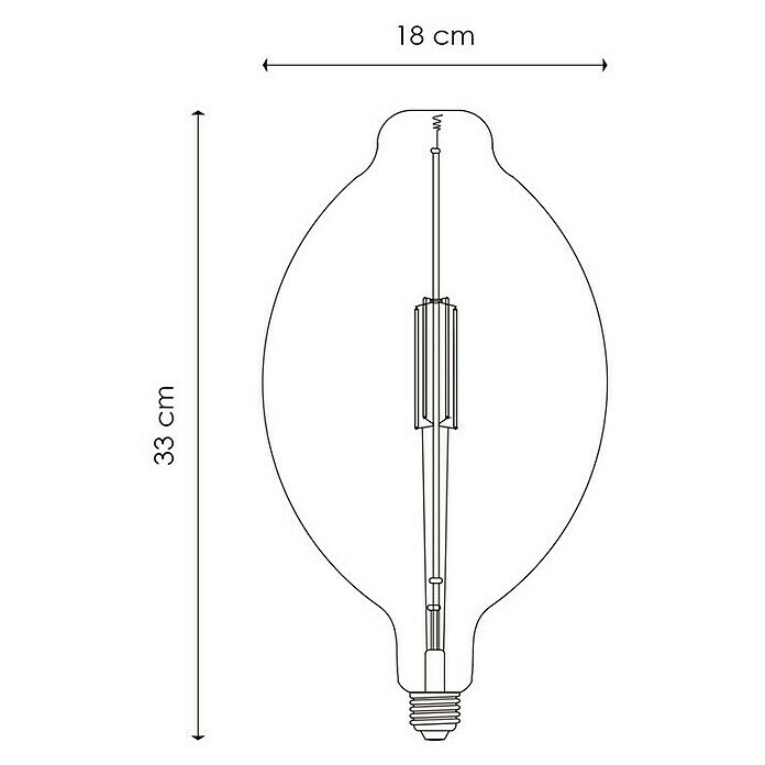 XXL Lampadina a LED Edison ovale
