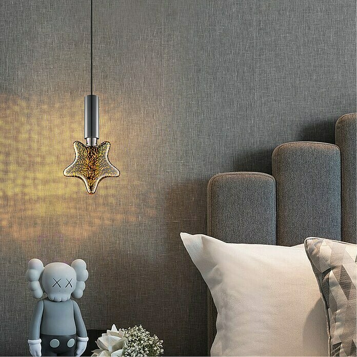 Home Sweet Home LED svjetiljka Star 3D Effekt (4 W, E27, Topla bijela, Visina: 17 cm)