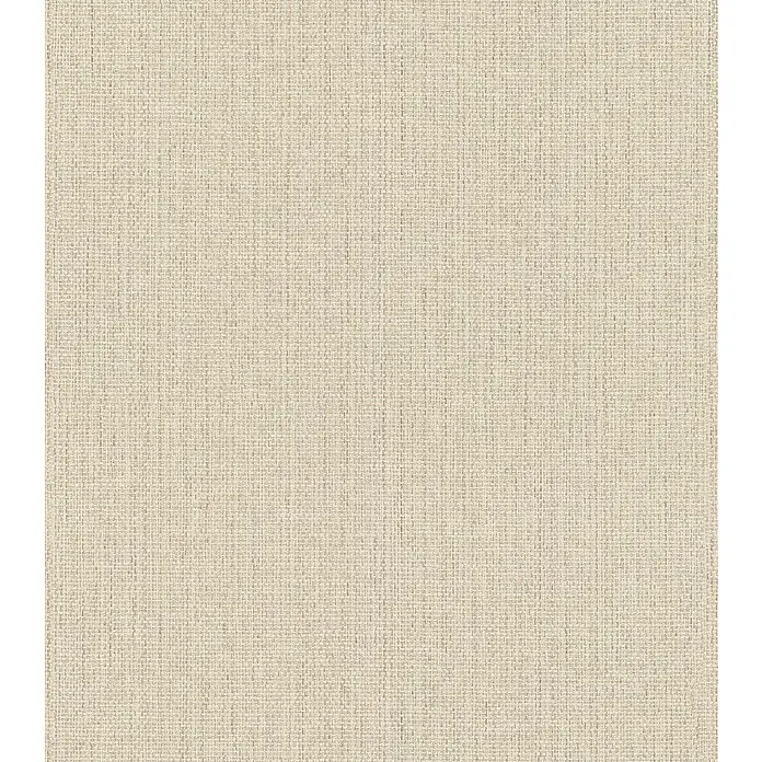 Rasch Kimono Vliestapete Muster - Beige, Uni, 10,05 x 0,53 m - Beige Leinwandstruktur, ideal für Hintergründe, Textilien oder Designprojekte. Natürliche Ästhetik und vielseitige Anwendungsmöglichkeiten.